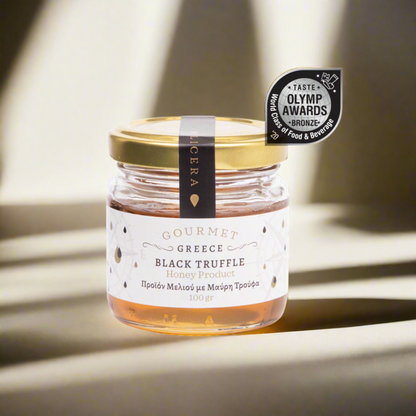 Greek honey with black truffle from meliCERA