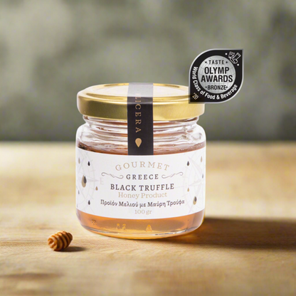 Greek honey with black truffle from meliCERA