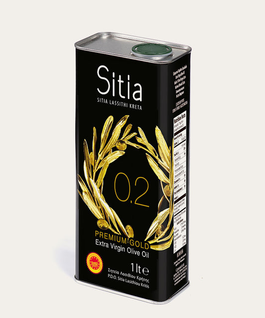 Sitia PDO Extra Virgin Olive Oil- 1 liter canister