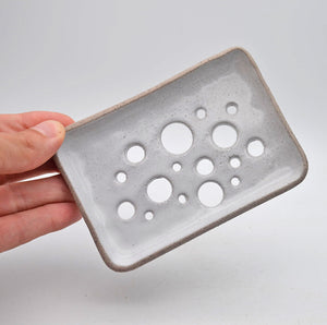 ceramic plate handmade special for soap